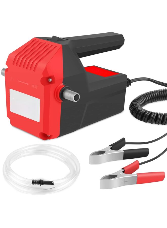 Oil Transfer Pump Extractor, Electric Oil Pump Fast Oil Change Transmission Fluid Extractor Pump, 12v 60w Diesel Fluid Scavenge Suction Pump for Changing Oil, Boat, Tubes, Truck, Riding - Image 1