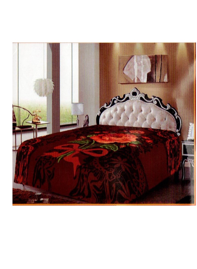 MAARYA GOLD 2 PLY SUPER SOFT EMBOSSED BLANKET - Image 4