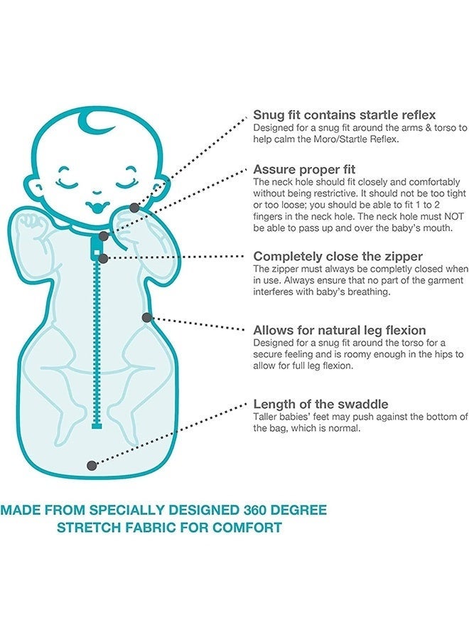 كيلا لفافة قماط للأطفال حديثي الولادة، بطانية قماط فائقة النعومة للنوم، مناسبة للأطفال من عمر 0 ​​إلى 3 أشهر من البنات والأولاد - Image 5