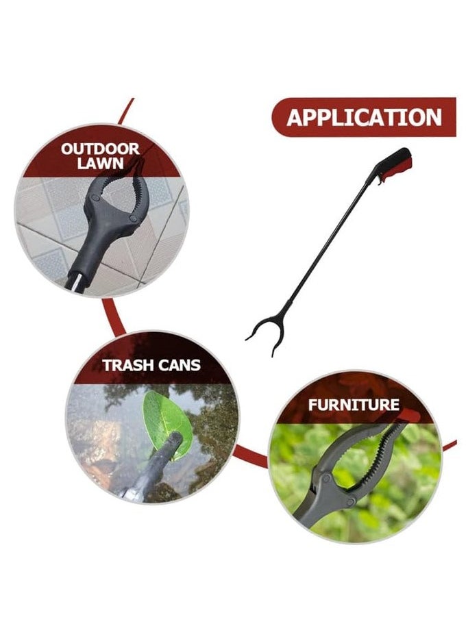 Generic - Garbage Picker Grabber Long Trash Grabber Snake Tongs Reptile Grabber Fireplace Tong for Elderly Seniors Trash Pick Up Litter Picker - Image 1