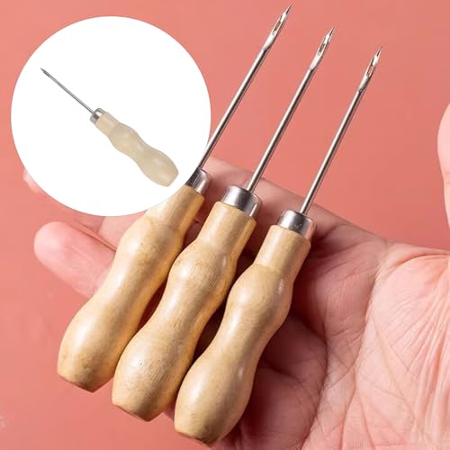 Bstinay 5X Handwork Sewing Awl Stitcher Shoe Repair Tool for Leather DIY Sewing Repair - Image 4