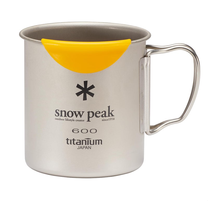 Snow Peak كوب تسلق خفيف الوزن من تيتانيوم ذو جدار واحد من سنو بيك - Image 1