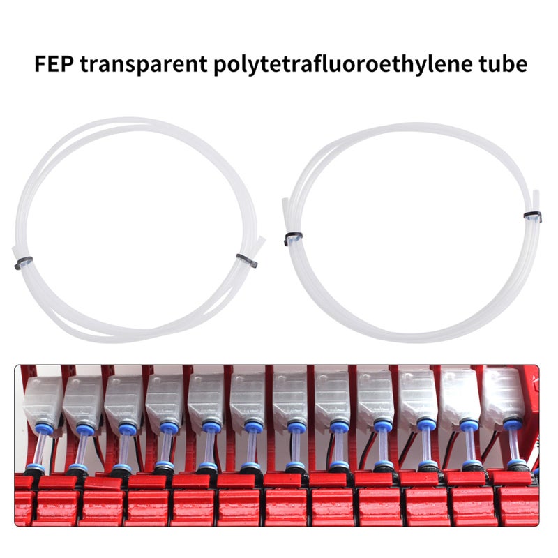 أنبوب طابعة ثلاثية الأبعاد من مادة PTFE منخفض الاحتكاك 2.5 مم × 4 مم للباثقات ذات الدفع المباشر - Image 3