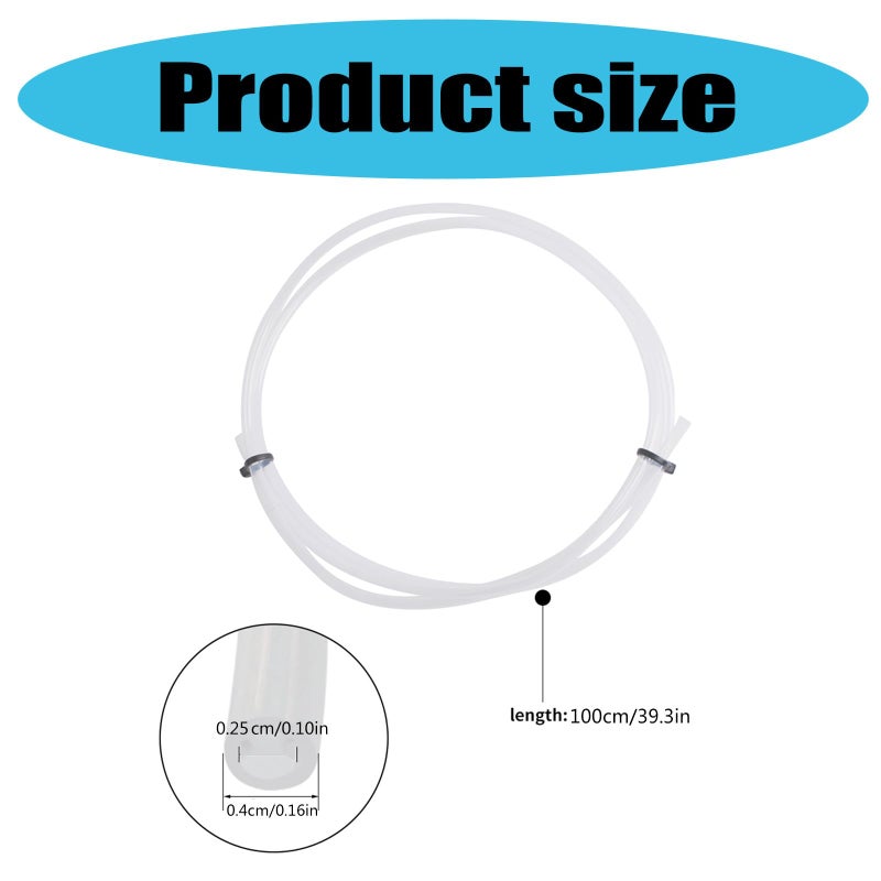 أنبوب طابعة ثلاثية الأبعاد من مادة PTFE منخفض الاحتكاك 2.5 مم × 4 مم للباثقات ذات الدفع المباشر - Image 5