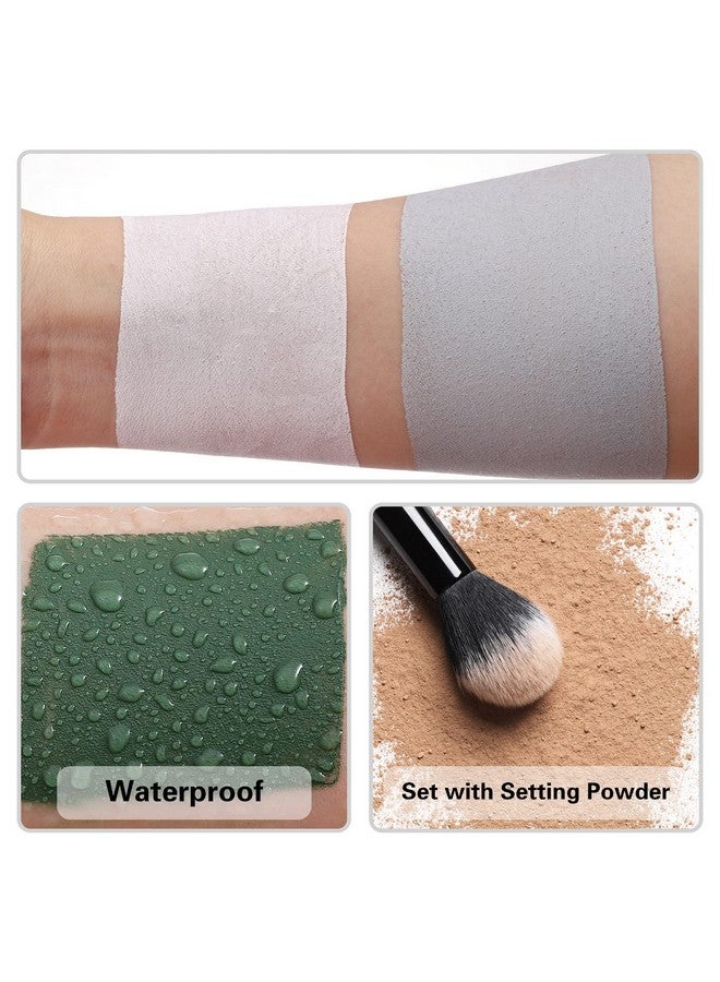BOBISUKA Light Grey Face Body Paint Stick, Gray Contour Face Paints Sticks, Grayscale Makeup Painting Kit For Halloween Homestuck Raven Cosplay Special Effects Costume Sfx Parties Stage - Image 3