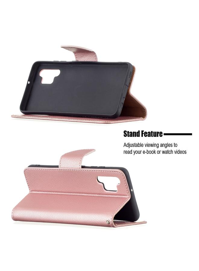 S-TOP Case For Samsung Galaxy A32 4G Litchi Texture Pure Color Horizontal Flip Leather Case with Holder & Card Slots & Wallet & Lanyard - Image 5