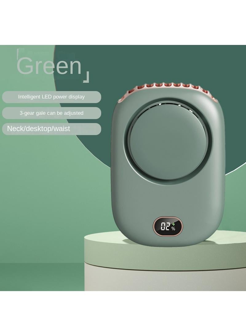 Y&D Outdoor Hanging Neck Usb Wireless Charging Portable Mini Electric Fan - Image 1