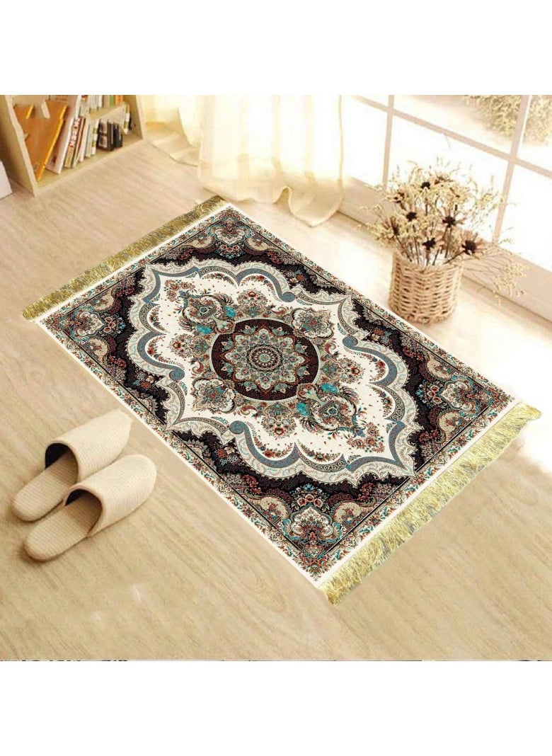 LESTER LESTER Soft Skin ,Machine Washable Prayer Rug ,Large Size 70*110 Gift box 