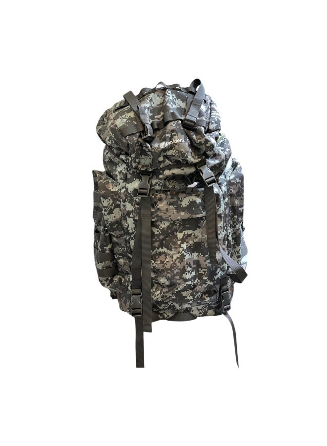 President Military Tactical Backpack, Digital Camouflage Pattern, MOLLE System, Large Capacity Outdoor Rucksack - Image 1