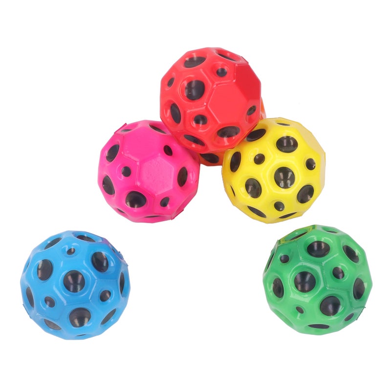 6pcs 7cm Bouncing Balls Colorful Cellular Improve Coordination Stress Relief PU Baby Ball Set - Image 5