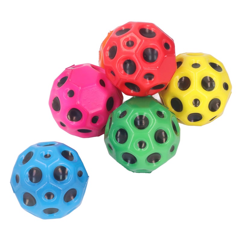 6pcs 7cm Bouncing Balls Colorful Cellular Improve Coordination Stress Relief PU Baby Ball Set - Image 4
