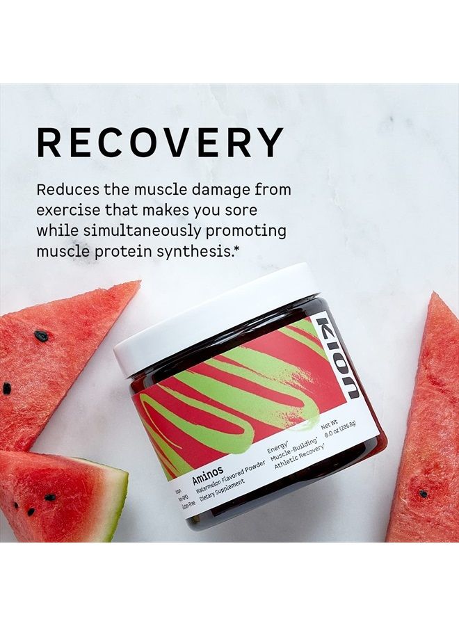 Kion Amino Acids Supplement for Muscle Recovery, Essential Energy Without Caffeine, EAAs Amino Acids Powder, BCAAs Amino Acids - 30 Servings, Cool Lime - Image 5