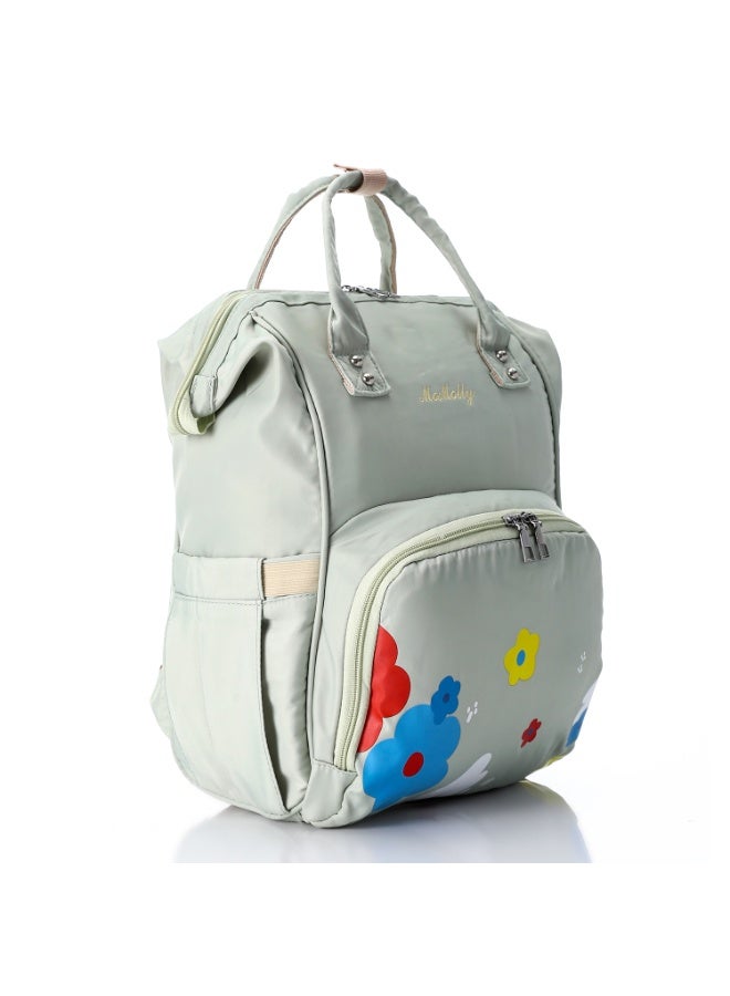 CROSSLAND Waterproof Diaper Backpack with Thermal Pockets – Multi-Function Baby Changing Bag for Moms - Image 1