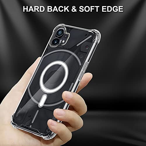 Plus Thermoplastic Polyurethane Wireless Charging Support Back Cover for Nothing Phone 1 - Scratch-Resistant, Clear - Image 2