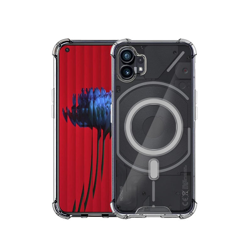 Plus Thermoplastic Polyurethane Wireless Charging Support Back Cover for Nothing Phone 1 - Scratch-Resistant, Clear - Image 5