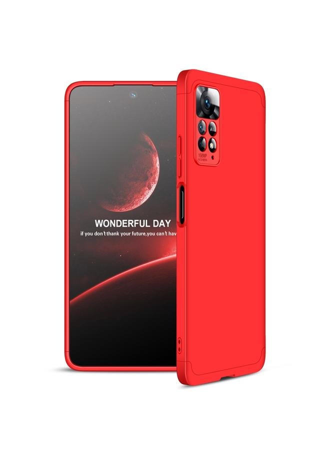 The Bros Case For Xiaomi Redmi Note 11 Pro 4G / 5G Global Three Stage Splicing Full Coverage PC Case