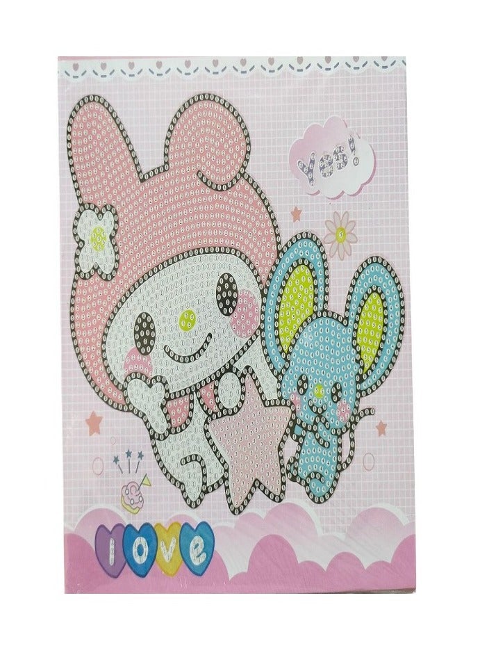 داي مجموعة رسم الماس ثلاثية الأبعاد للأطفال لتنمية مهارات التركيز والصبر وتحسين التنسيق البصري 20 × 20 سم (My Melody) - Image 1