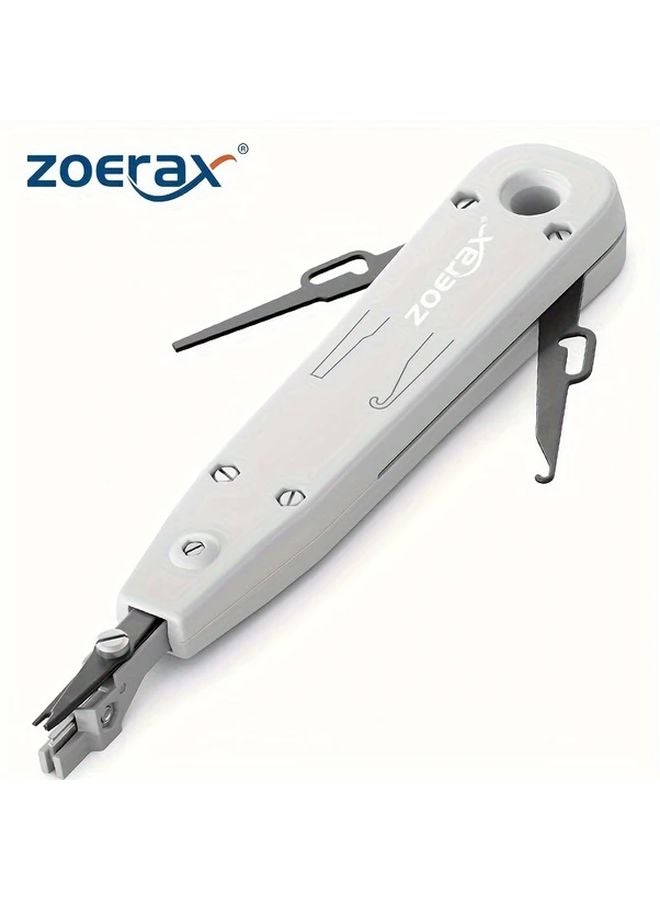 Black Punch Down Tool 110 Wire Cutter Knife For RJ45 Keystone Jack Network Cable Telephone Module - Image 2