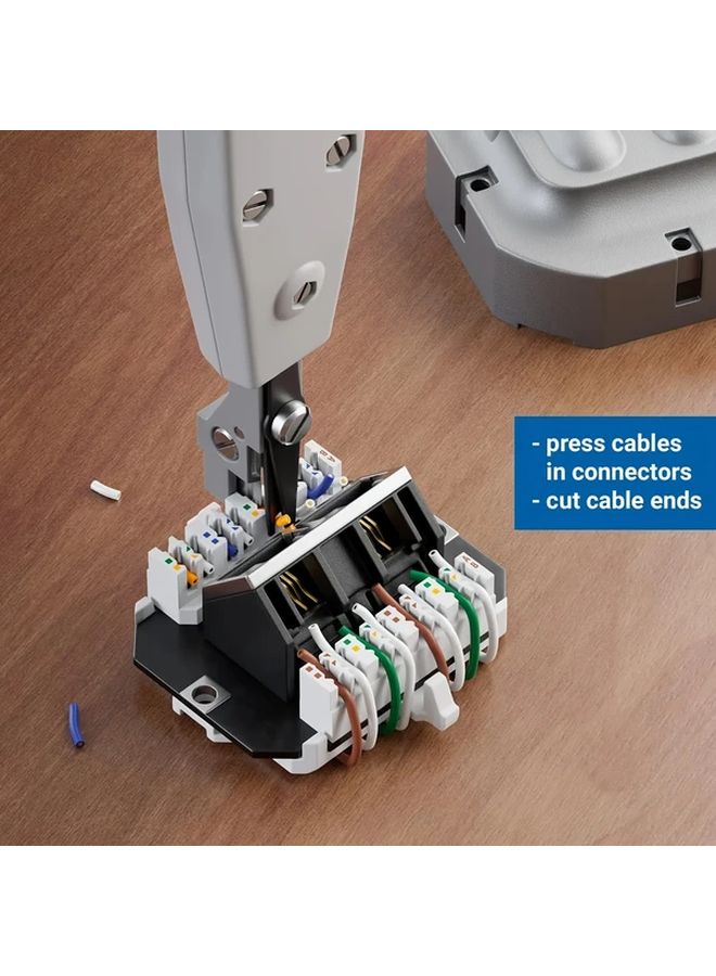 Black Punch Down Tool 110 Wire Cutter Knife For RJ45 Keystone Jack Network Cable Telephone Module - Image 3
