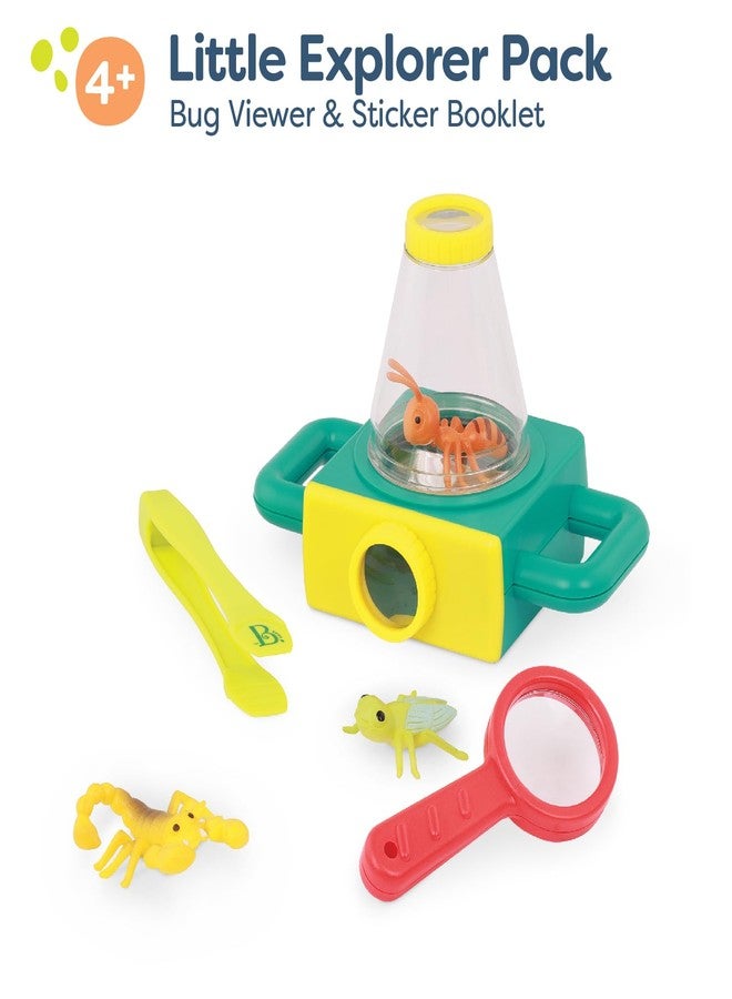 B. toys - 9 Pieces Toy Microscope Set with Sticker Book, Magnifying Glass & Tweezers, Includes 4 Toy Bugs for Little Explorers, STEM Learning, Educational Toys for Kids 4+ Years - Image 5