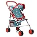 fash n kolor Toy Doll Stroller for Kids Foldable Baby Doll Stroller with Safety Belt Storage Basket Lightweight Pretend Play with Best Gift for Girls Boys Ages 2 3 4 5 Unicorn Design - Image 3