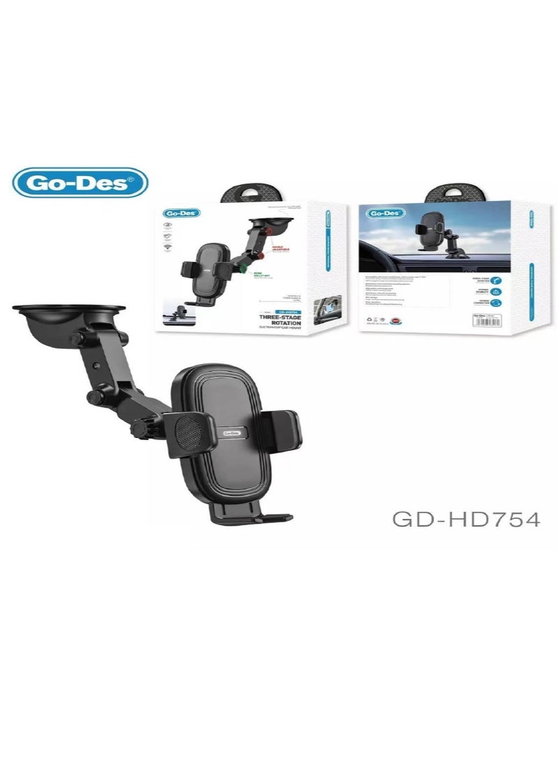 جو-ديز حامل هاتف للسيارة بتقنية الشفط للسيارة GD-HD754 - Image 2