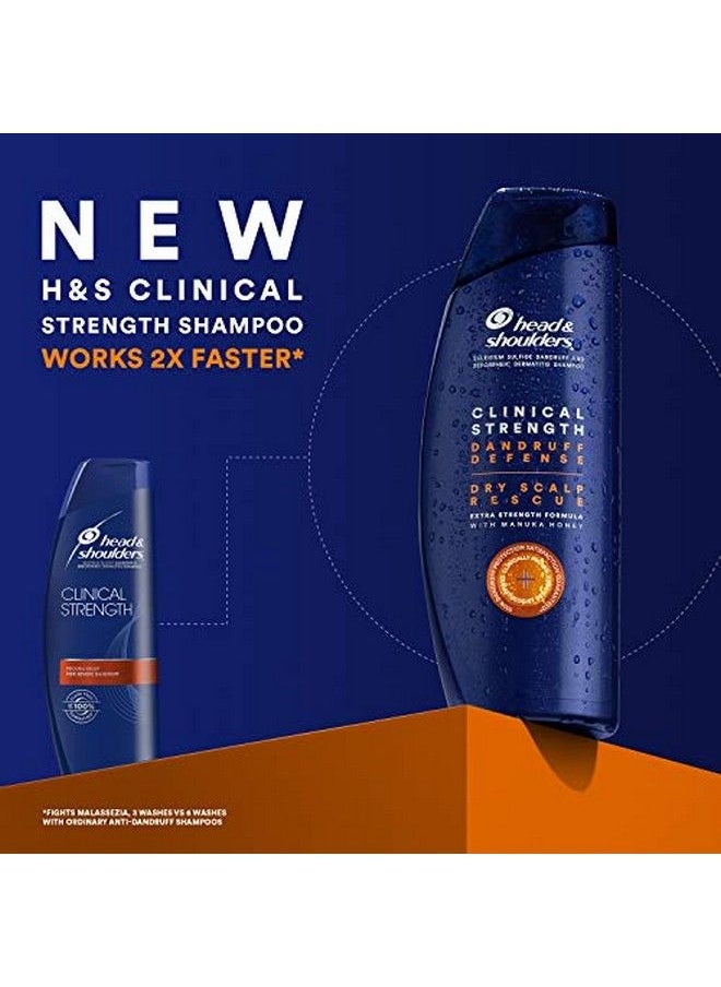 Head & Shoulders مجموعة شامبو وبلسم مضاد للقشرة، قوة سريرية، إنقاذ فروة الرأس الجافة مع عسل مانوكا، 13.5 أونصة سائلة و9.1 أونصة سائلة  - Image 4