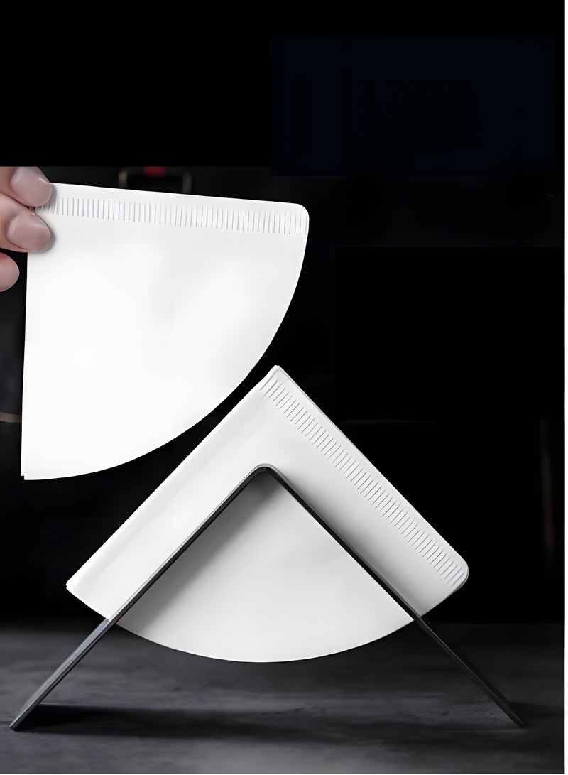 V60 Stainless Steel Coffee FiBlack Cone Coffee Filter Holder Storage,Metal Coffee Filter Paper Holderlter Paper Holder | Black Design | Home UseBlack Cone Coffee Filter Holder Storage,Metal Coffee Filter Paper Holder  - Image 5