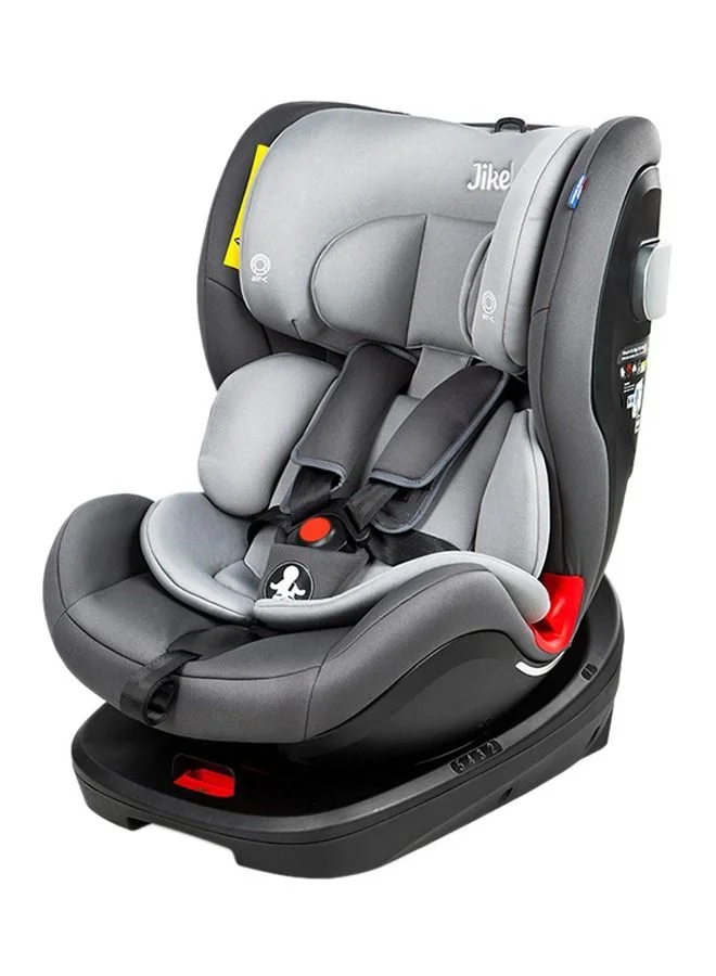 Jikel All-in-one IsoFix Rotating 360 Convertible Car Seat, Saturn, 0-36 kg  - Grey