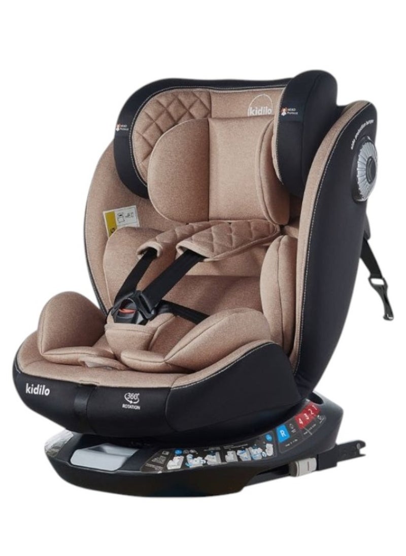 Kidilo - 360° Rotating Car Seat with Isofix code (G406) - Image 1