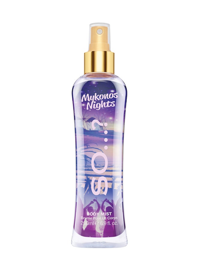 So..? - بخاخ عطر للجسم Summer Escapes للسيدات Miami Mykonos Nights بحجم 200 مل - Image 1