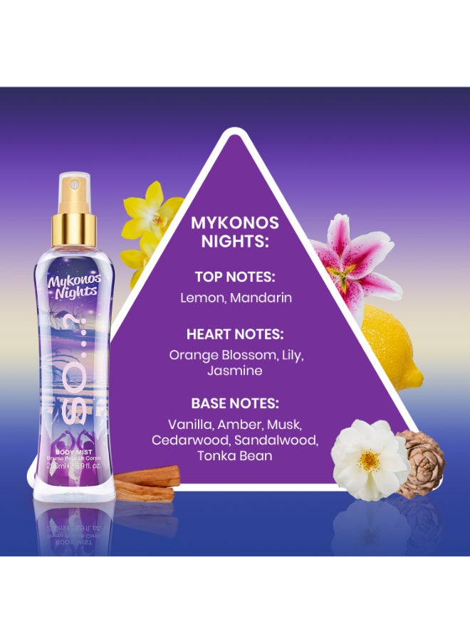 So..? - بخاخ عطر للجسم Summer Escapes للسيدات Miami Mykonos Nights بحجم 200 مل - Image 1