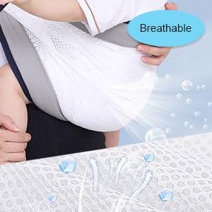 Dhadh Baby Newborn Carrier, Adjustable Baby Carrier for Newborns from Birth, Breathable Baby Sling with Thick Shoulder Straps, Baby Carrier Wraps for Babies - Image 2