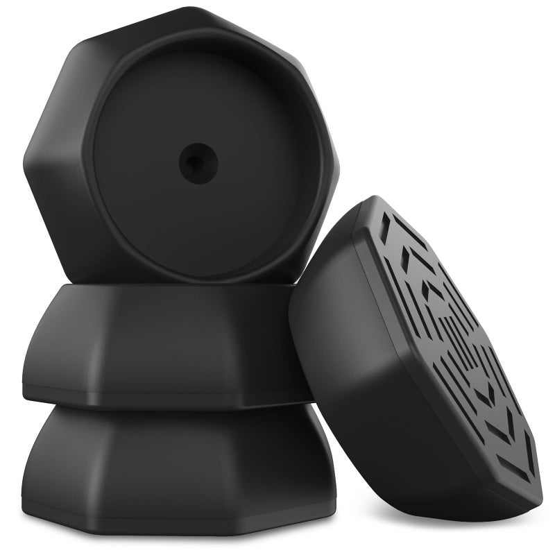 ICERO Baby Wall  Door Protector  Protect Pet  Dog Gates  Mounted Gates Work on Stairs  4 Pack  Black