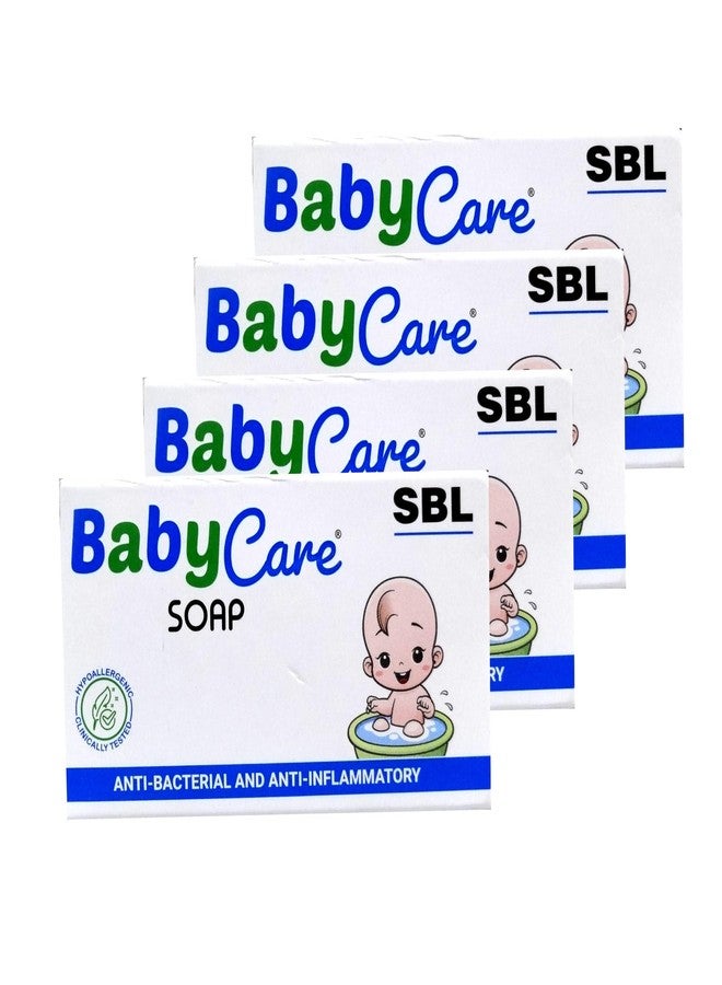 SBL Baby Care Soap Bar- Gentle Cleansing Bathing Bar for Babies, 75g (Pack of 4) - Image 1