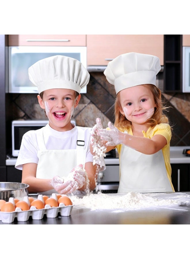 Kids Apron and Chef Hat Set with Sleeves, Adjustable Children Kitchen Apron with Pockets for Cooking, Baking & Painting, 3-Piece Set for Boys & Girls (Ages 3-13, Multiple Sizes) - Image 5