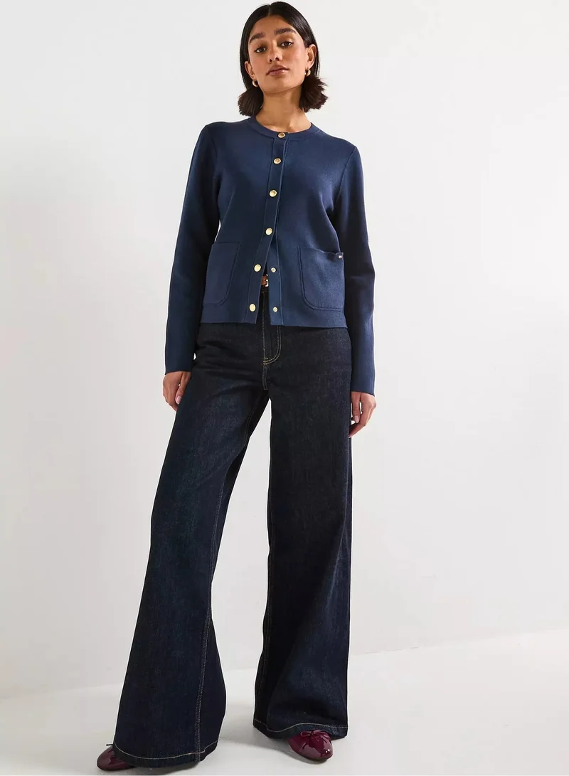 TOMMY HILFIGER  Jersey Reversible Cardigan for Women | Best Price UAE