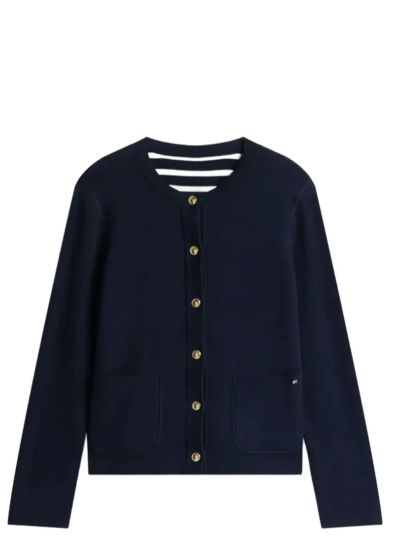 TOMMY HILFIGER  Jersey Reversible Cardigan for Women | Best Price UAE