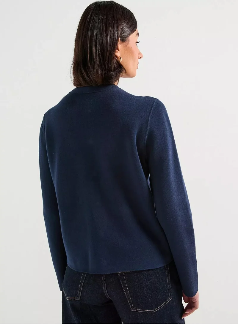 TOMMY HILFIGER Jersey Reversible Cardigan