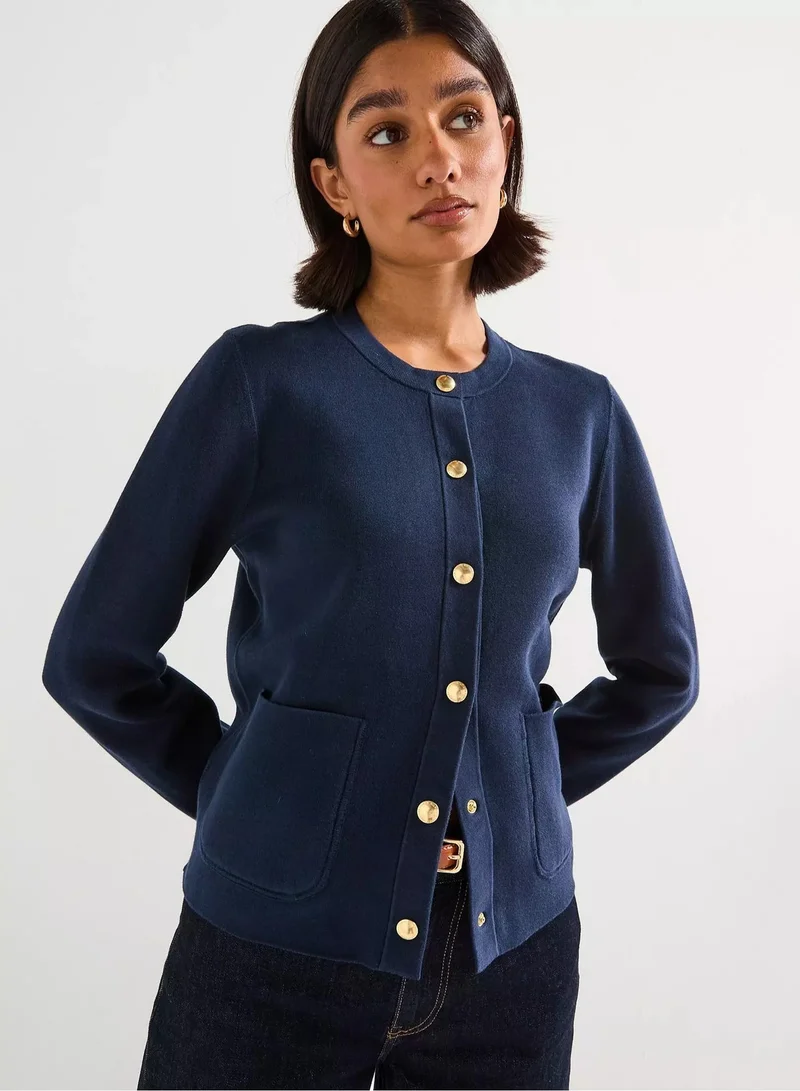 TOMMY HILFIGER Jersey Reversible Cardigan