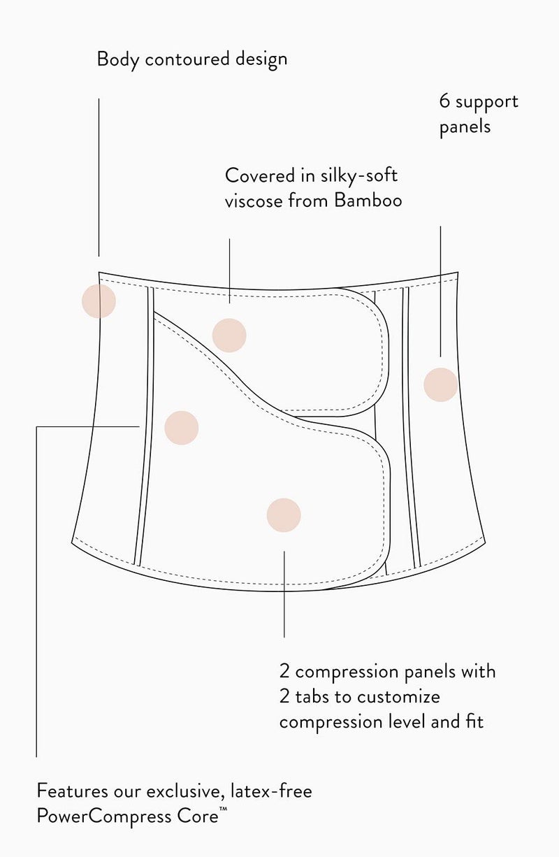 Belly Bandit BFF Postpartum Belly Wrap - Body Formulated Postpartum Belly Band, Featuring Adjustable Corset-Inspired Design & Customizable Compression, X-Large - Image 5