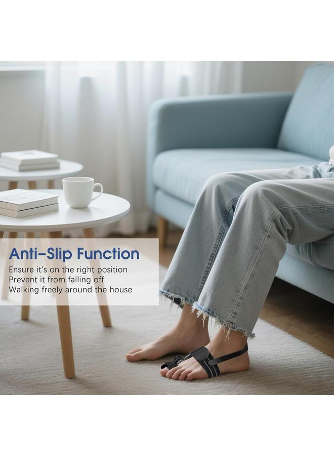 Bunion Corrector for Women & Men Big Toe - Adjustable Bunion Fix with Big Toe Separator for Toes Alignment - Orthopedic Bunions Splint with Straightener for Pain Relief(Black) - Image 5