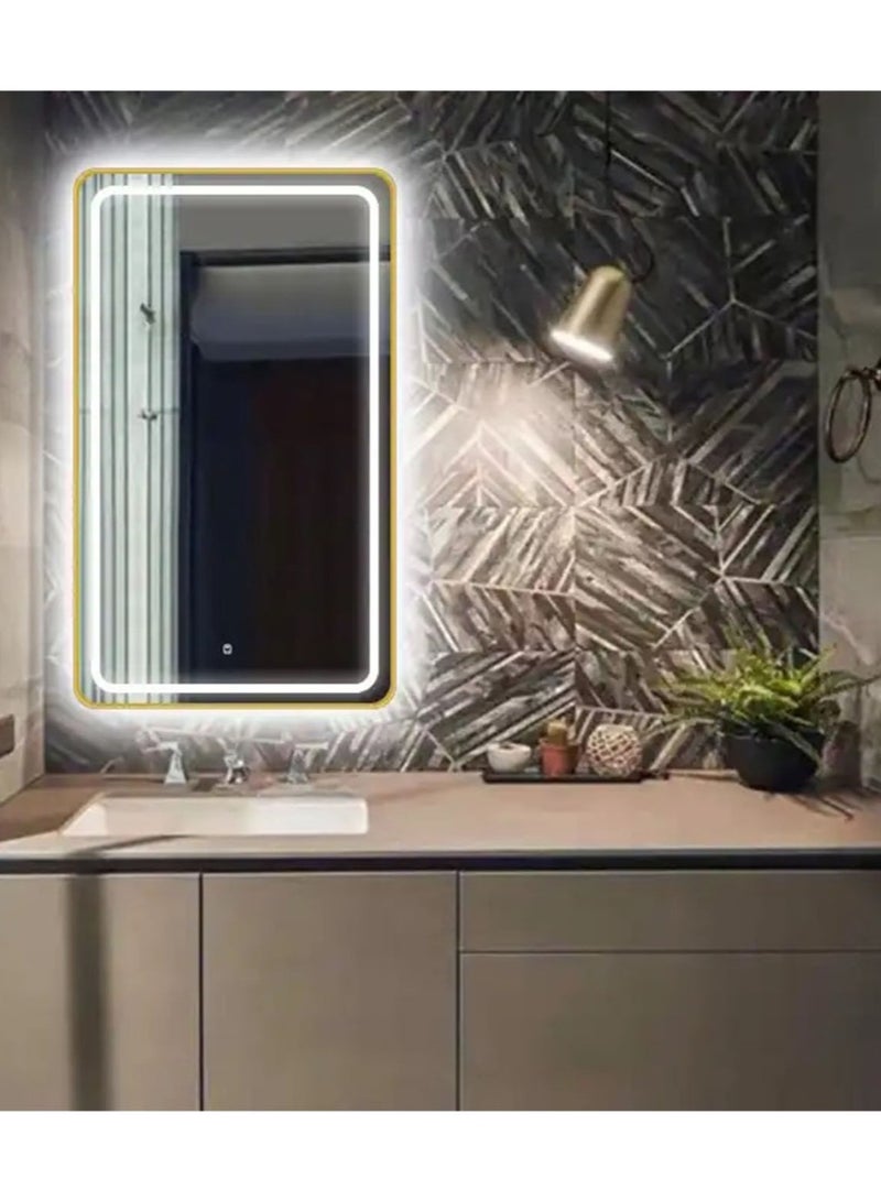 NAFEH Premium HD Glass: Made with true high-definition glass that delivers a crystal-clear, distortion-free reflection from any angle. - Image 1