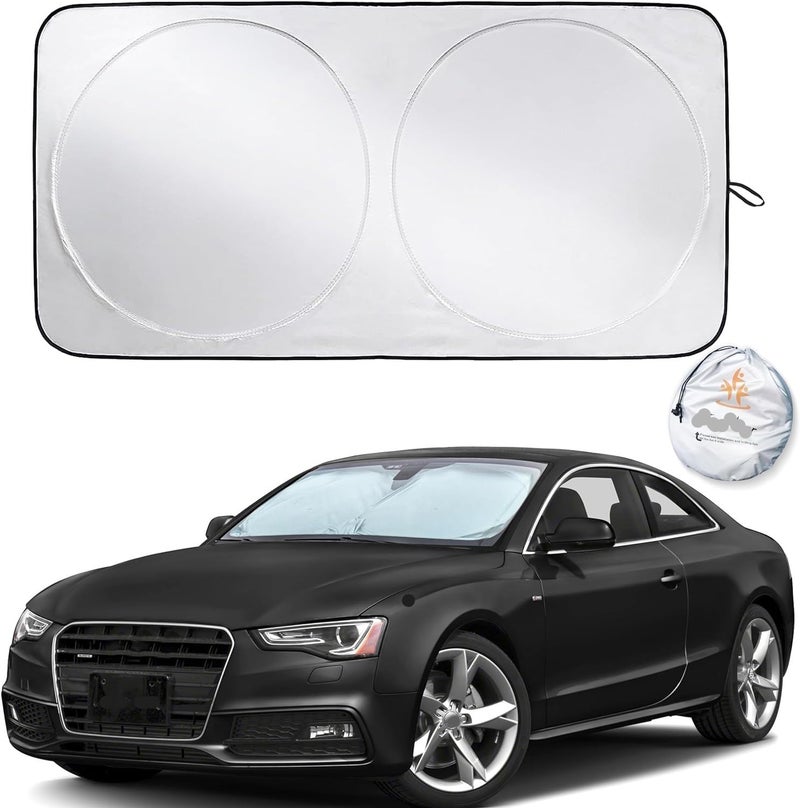 Limos Car windshield Foldable Blocks UV Rays Sun Visor Protector Sunshade To Keep Your Vehicle Cool And Damage Free