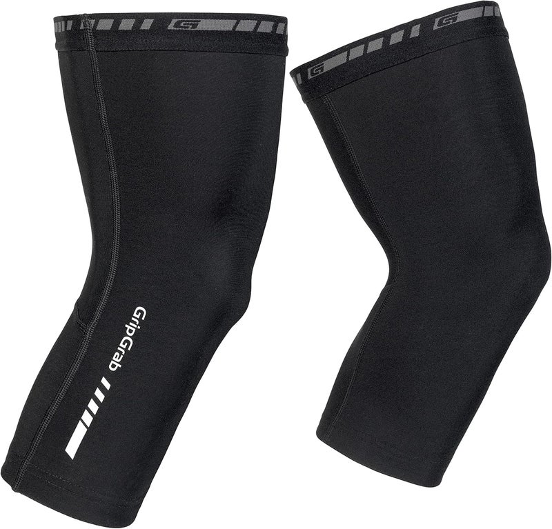 GripGrab Thermal Knee Warmers Cycling Anti-Slip Warm Thermo Road Mountain Gravel Bike Leg Sleeves Silicone Grippers - Image 1