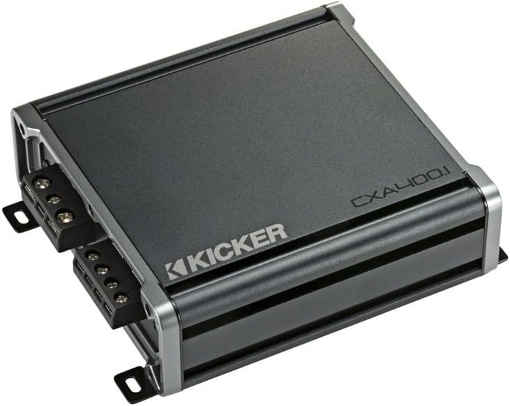Kicker 46CXA4001 Car Audio Class D Mono Amplifier - 800W Peak Sub Amplifier - Image 3