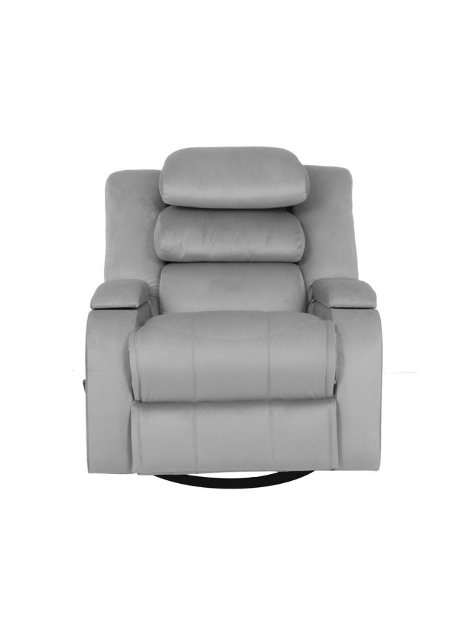 BACK CARE Back Care Rocking Swivel Comfort Chair ? Adjustable to 3 Positions, Full Neck - Back Support, Elevating Footrest, Swivel Function, Built-in Storage, Perfect for Relaxation - Long Sitting Hours  A-AB07 - Image 2