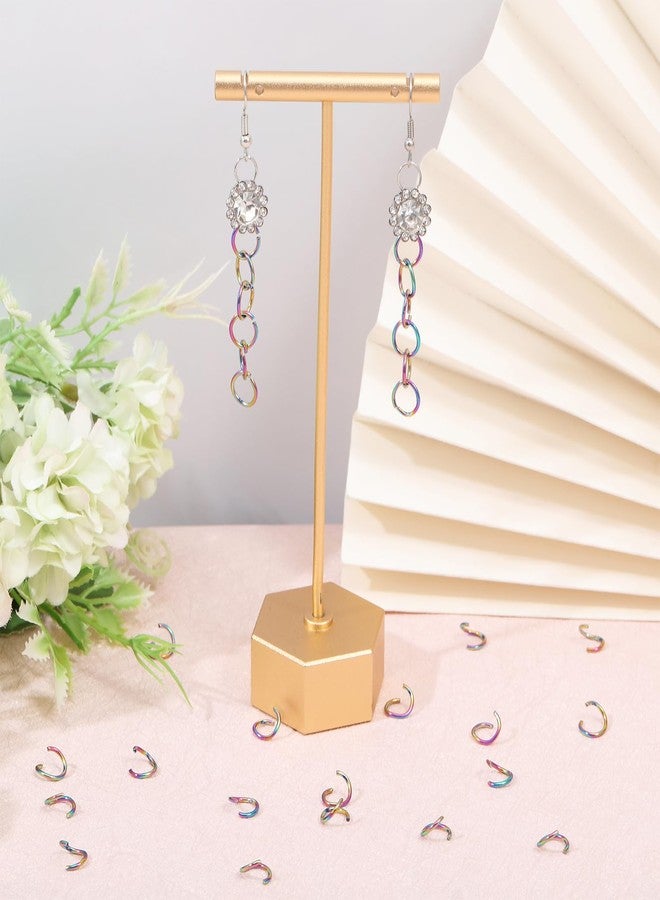 CHGCRAFT 200Pcs Stainless Steel Jump Rings 3.5mm Rainbow Color Open Jump Rings 304 Plating Jump Rings for Necklace Bracelet Earrings Making, 22 Gauge - Image 4