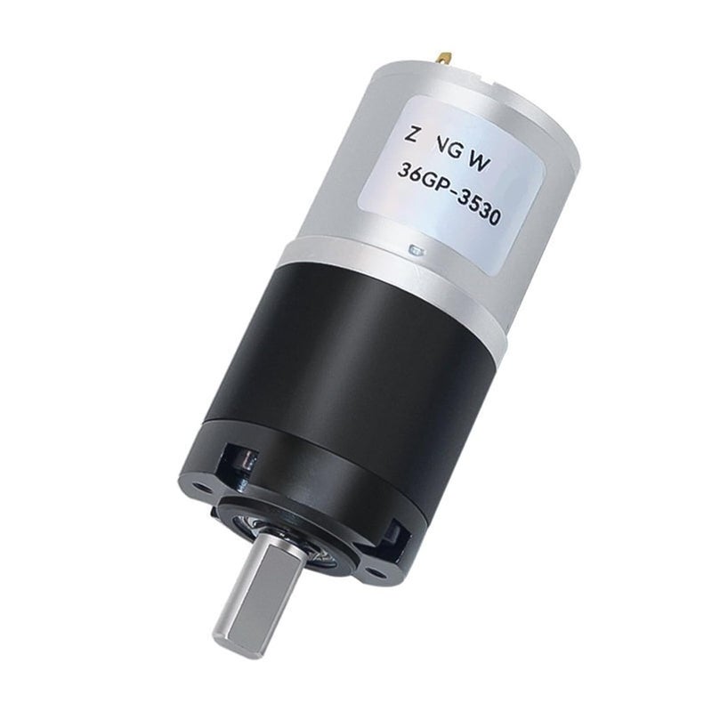 Planetary Reduction Gear DC Brushed Motor 24V High Torque 100KG CM Full Metal Gear 11RPM - Image 1