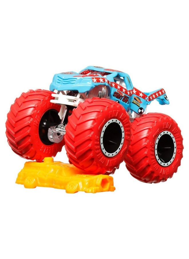 Hot Wheels Monster Trucks Totaled Hwmt Back To Basics 4/7 New For 2024  - Image 2